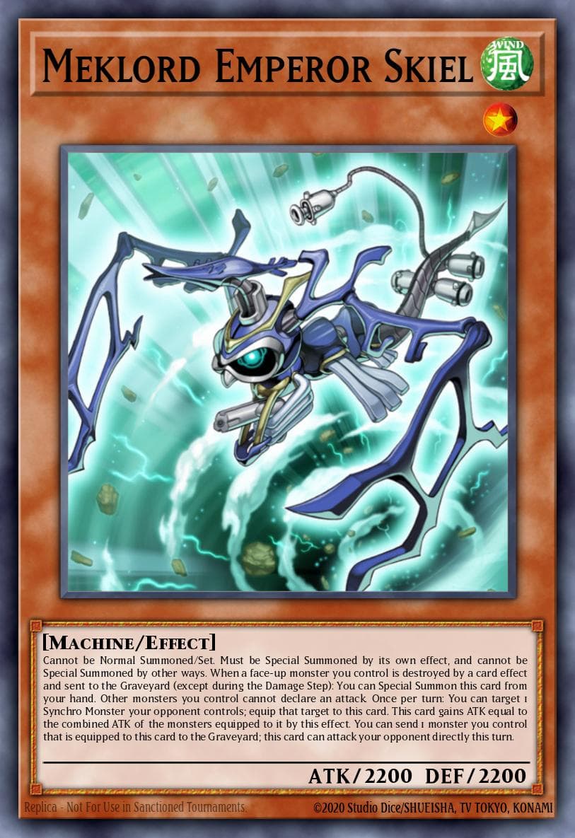 Meklord Emperor Skiel Legendary Duelists: Rage of Ra card