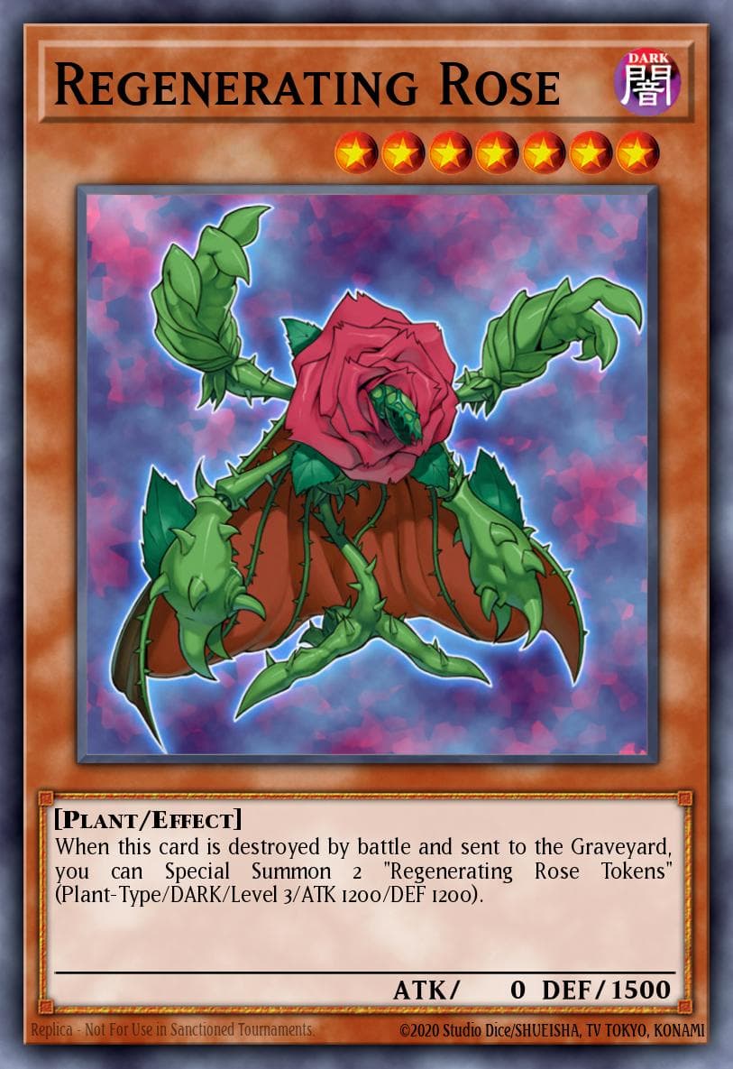Regenerating Rose Phantom Darkness: Special Edition card