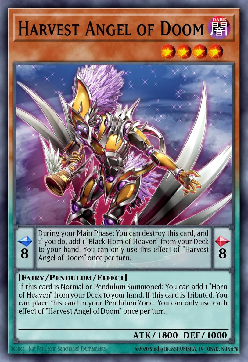 Harvest Angel of Doom Cyberstorm Access card