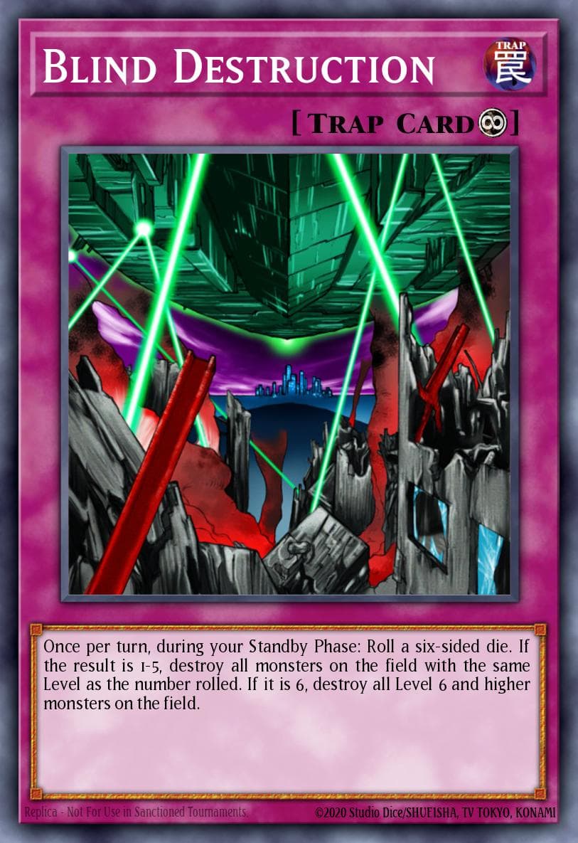 Blind Destruction Labyrinth of Nightmare card