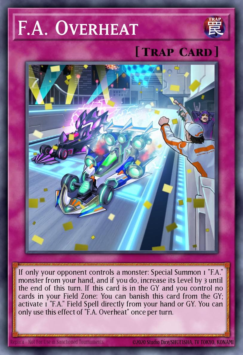 F.A. Overheat Flames of Destruction Special Edition card