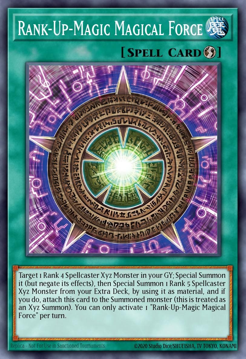 Rank-Up-Magic Magical Force Maze of the Master card