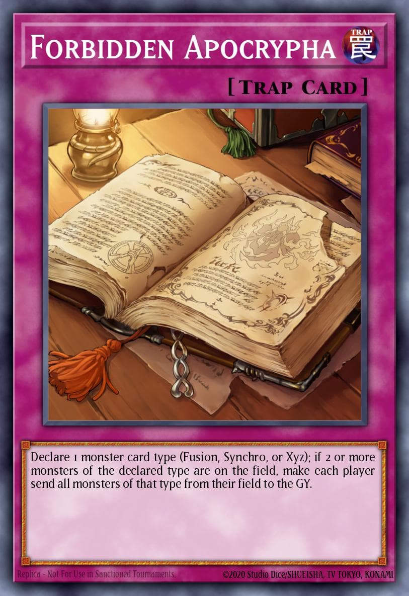 Forbidden Apocrypha Duel Devastator card