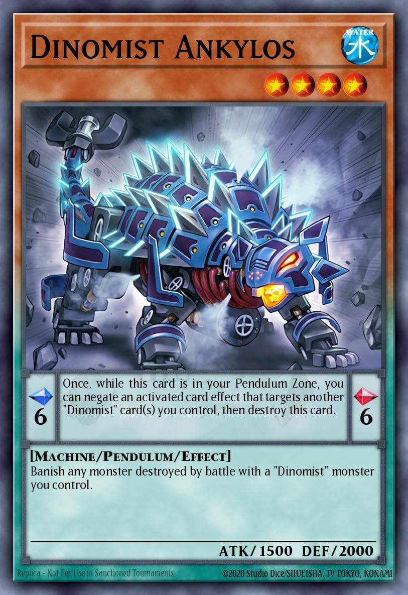 Dinomist Ankylos 2017 Mega-Tin Mega Pack card