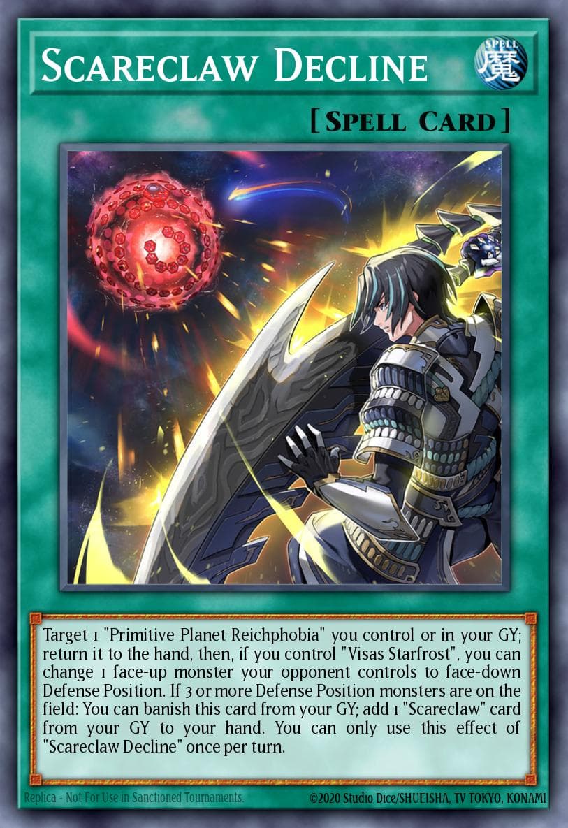Scareclaw Decline 25th Anniversary Tin: Dueling Heroes Mega Pack card