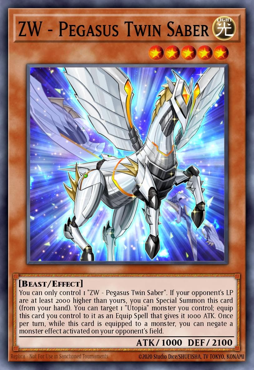 ZW - Pegasus Twin Saber 2022 Tin of the Pharaoh's Gods card