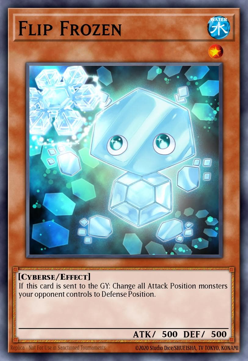 Flip Frozen Burst of Destiny card