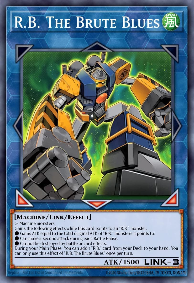 R.B. The Brute Blues 遊戲王 card