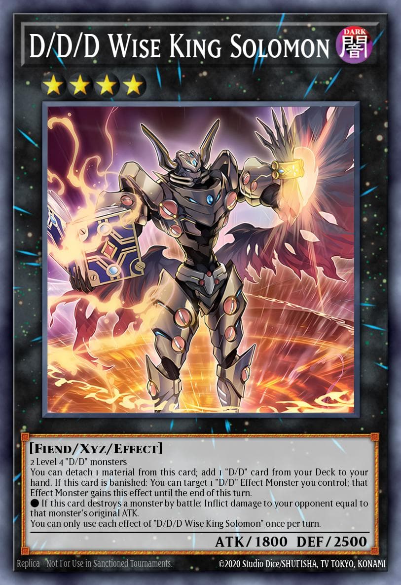 D/D/D Wise King Solomon Doom of Dimensions card