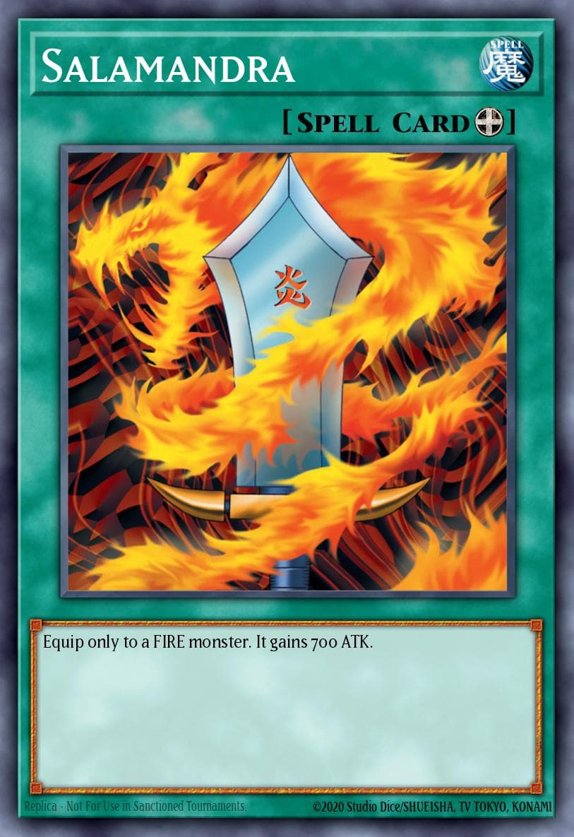 Salamandra Yu-Gi-Oh! Dark Duel Stories promotional cards card