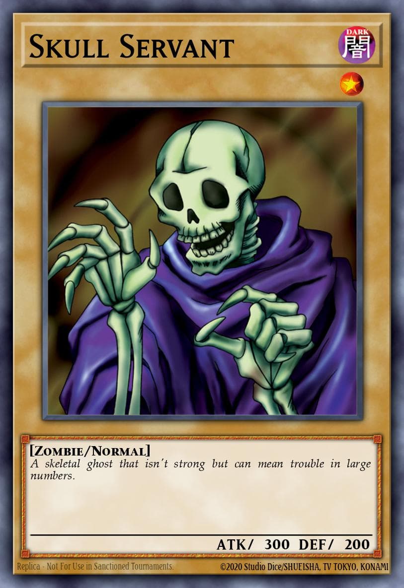 Skull Servant Rarity Collection 5 card