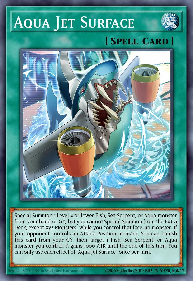 Aqua Jet Surface Rage of the Abyss card