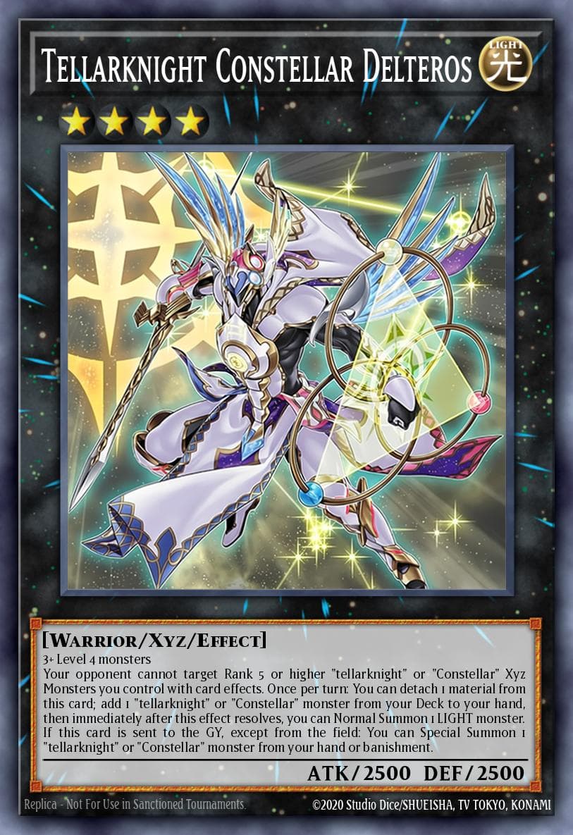 星骑士 星圣 德塔特洛斯 遊戲王 card
