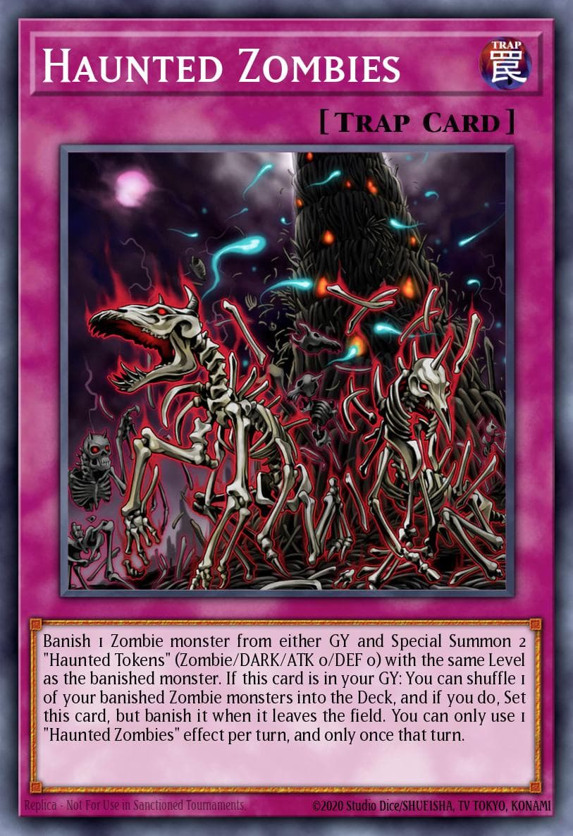 Haunted Zombies Dimension Force card
