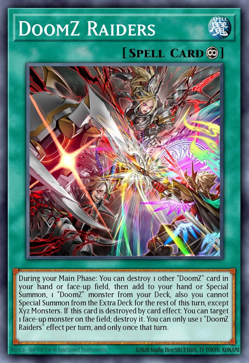 DoomZ Raiders Doom of Dimensions card