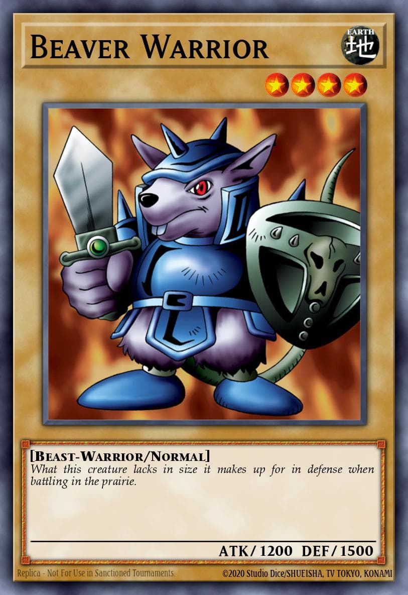 Beaver Warrior Starter Deck: Yugi Evolution card
