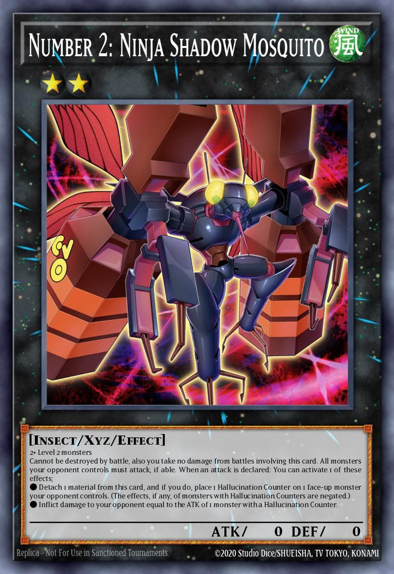 Number 2: Ninja Shadow Mosquito Battles of Legend: Crystal Revenge card