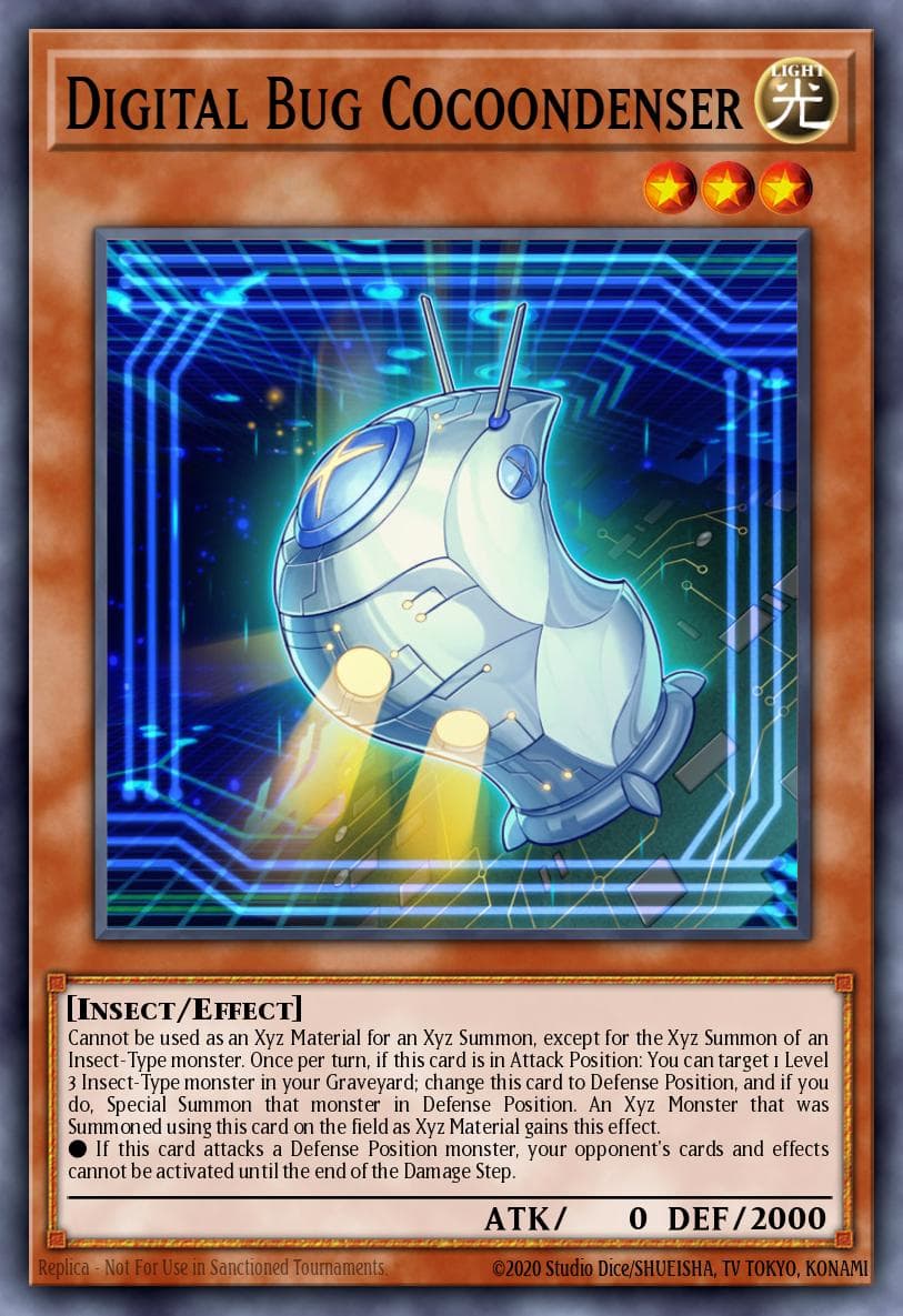 Digital Bug Cocoondenser 游戏王 card