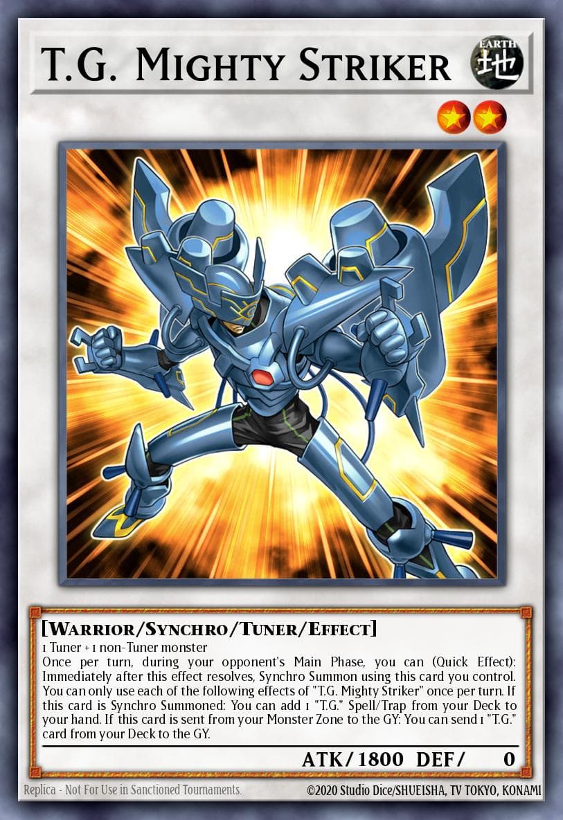 T.G. Mighty Striker Age of Overlord card