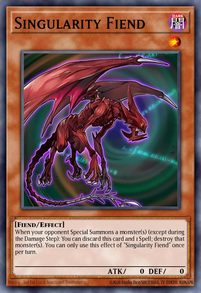 Singularity Fiend 游戏王 card