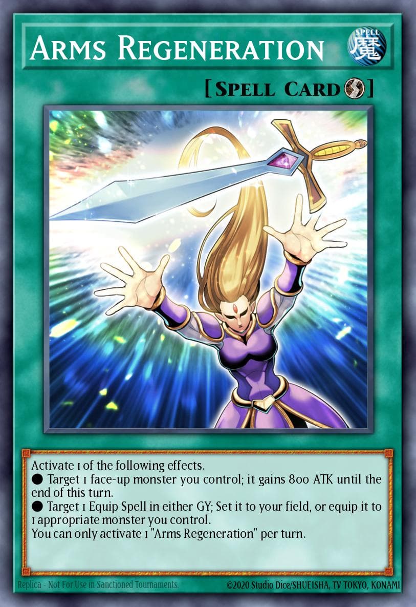 Arms Regeneration Battles of Legend: Monstrous Revenge card