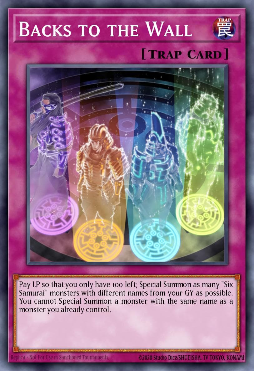 Backs to the Wall Force of the Breaker: Special Edition card