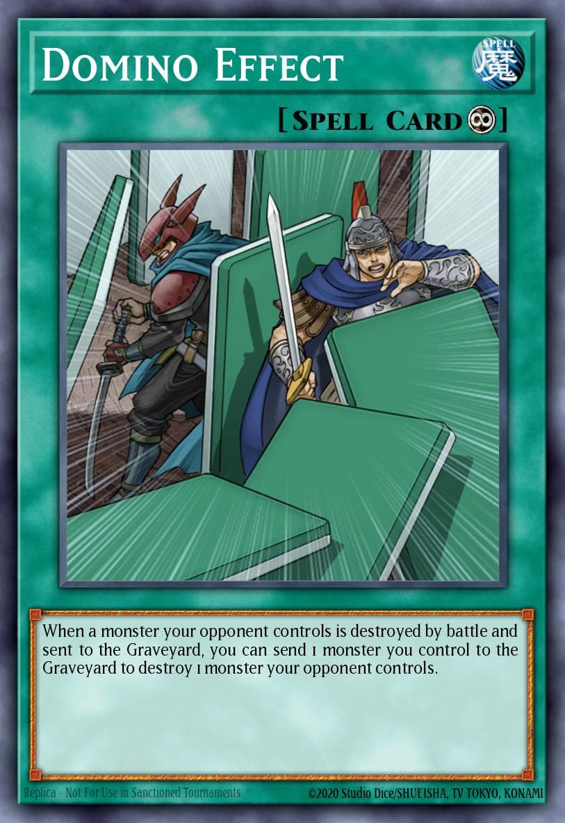 Domino Effect 遊戲王 card