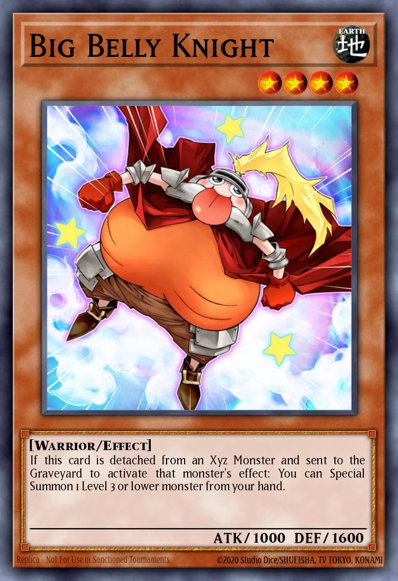 Big Belly Knight Premium Gold card