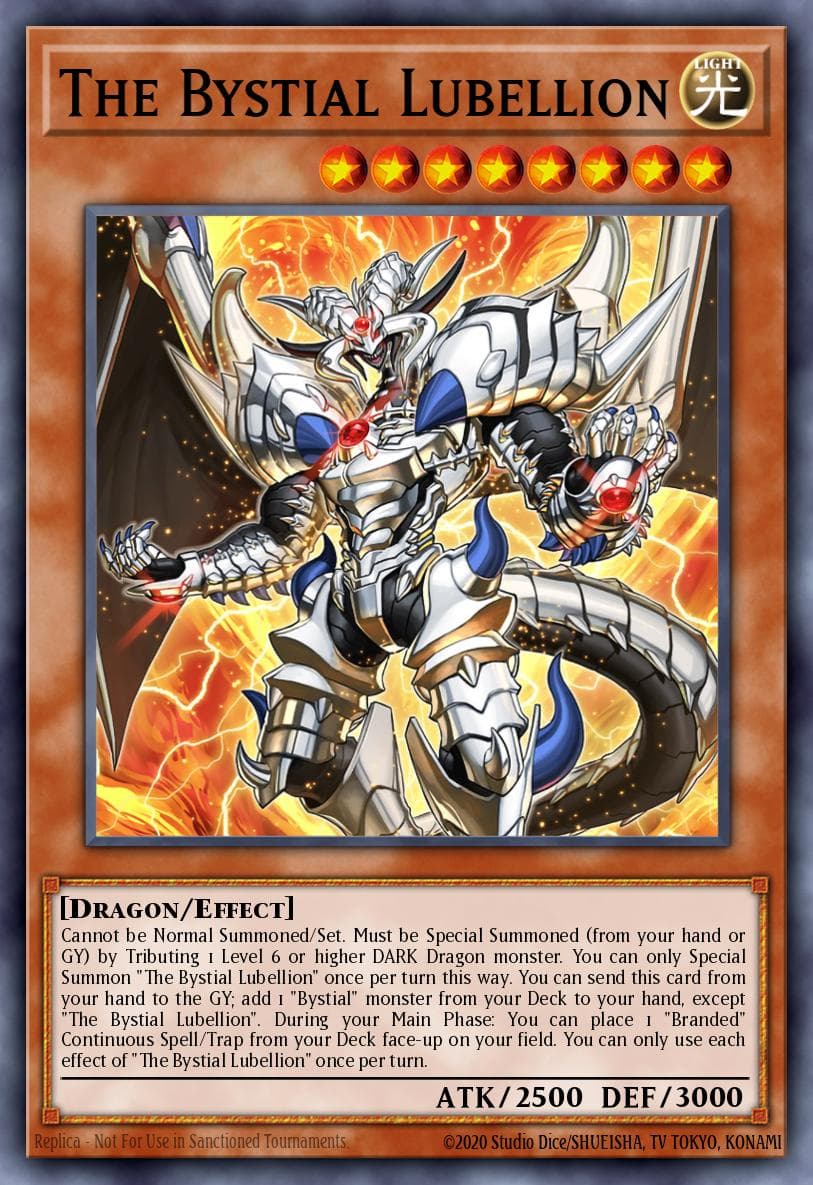 The Bystial Lubellion THE CHRONICLES DECK: The Fallen & The Virtuous (All-Foil Edition) card
