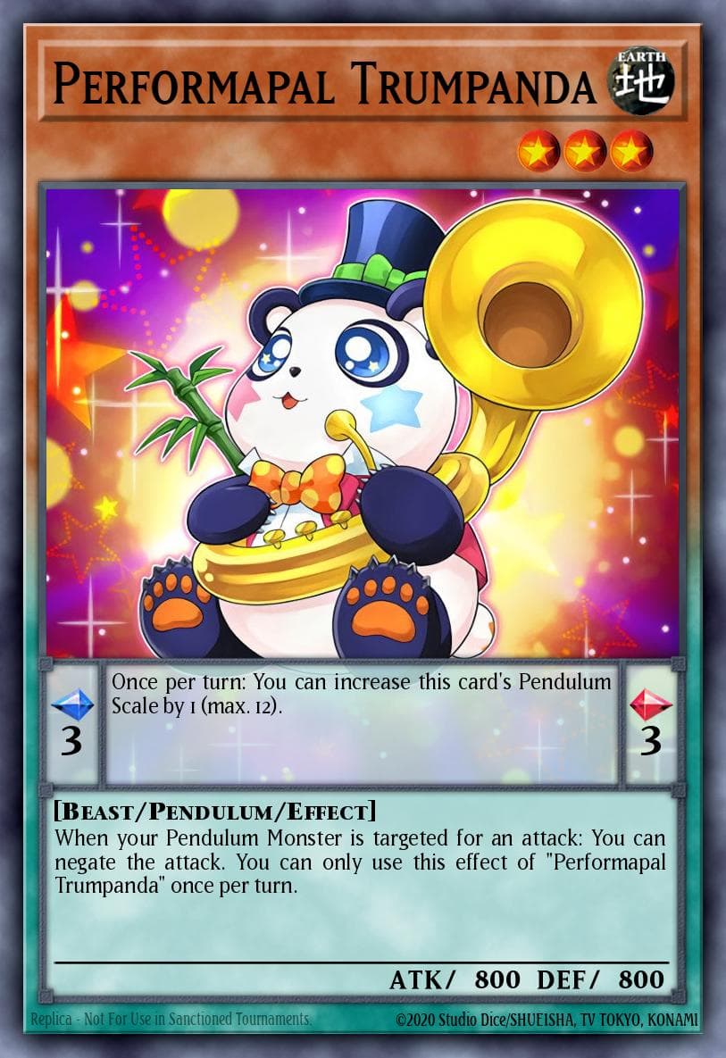 Performapal Trumpanda Code of the Duelist Special Edition card