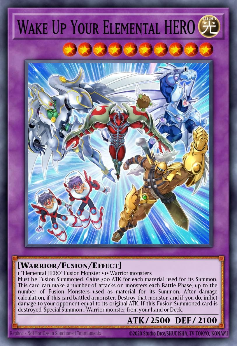 Wake Up Your Elemental HERO Rarity Collection 5 card