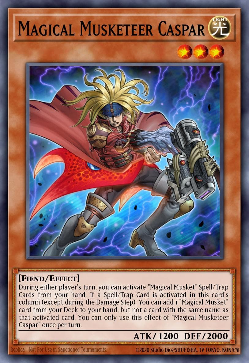 Magical Musketeer Caspar Duel Overload card