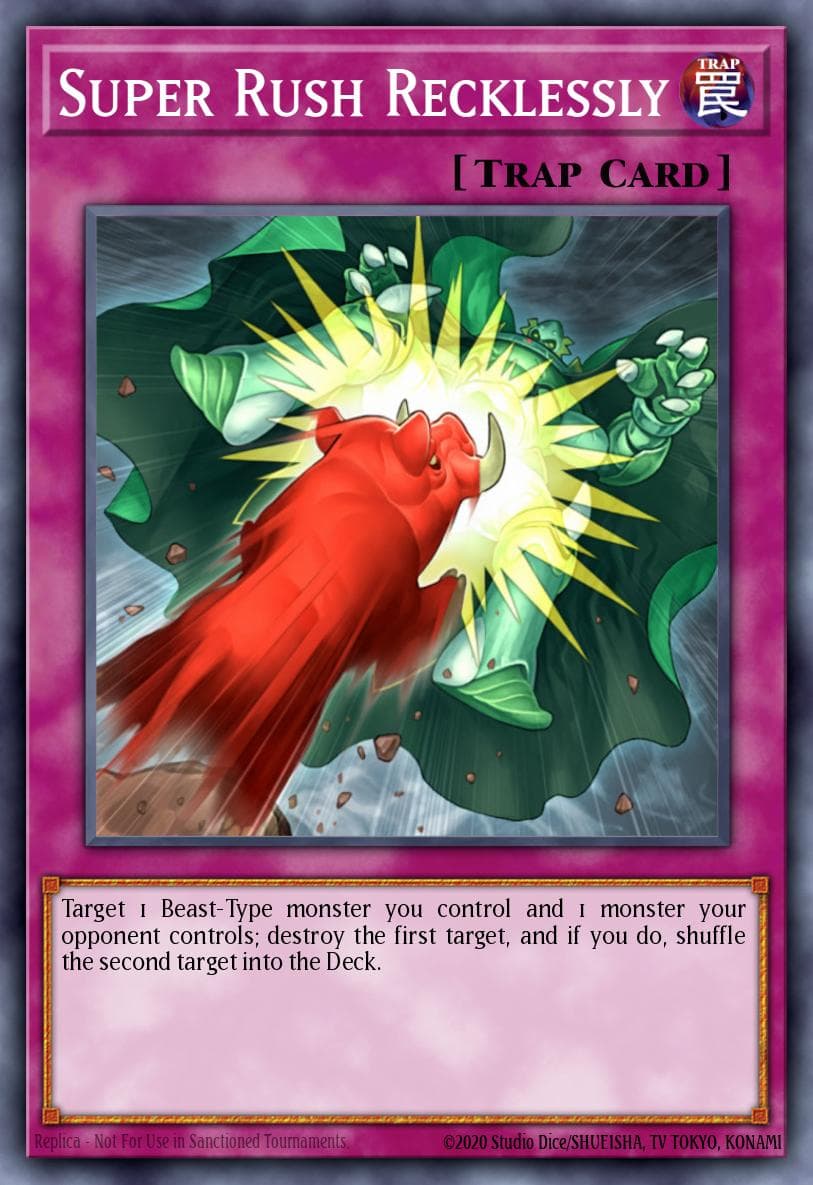 Super Rush Recklessly Justice Hunters card
