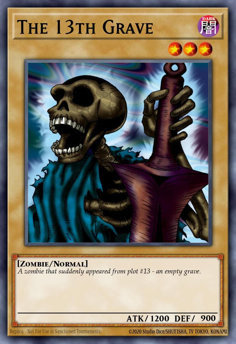 The 13th Grave Legend of Blue Eyes White Dragon card