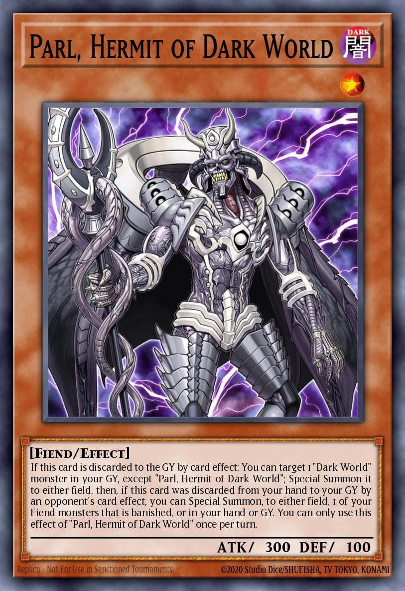 Parl, Hermit of Dark World Structure Deck: Dark World card