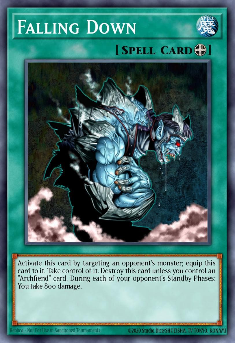 Falling Down Dark Revelation Volume 1 card