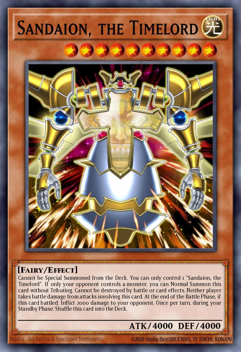 Sandaion, the Timelord Battles of Legend: Relentless Revenge card