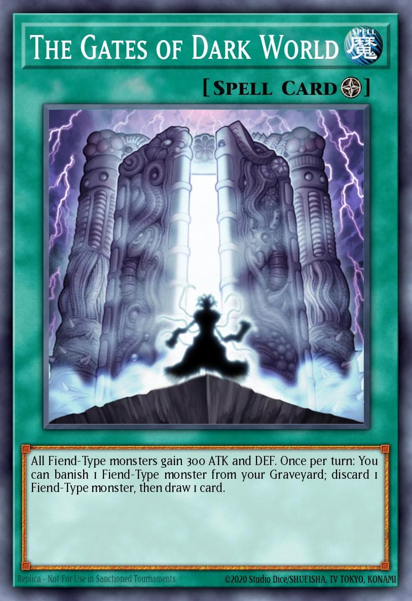 The Gates of Dark World Gates of the Underworld Structure Deck card