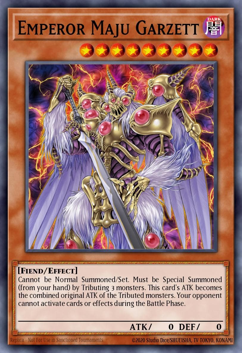 Emperor Maju Garzett 2020 Tin of Lost Memories Mega Pack card