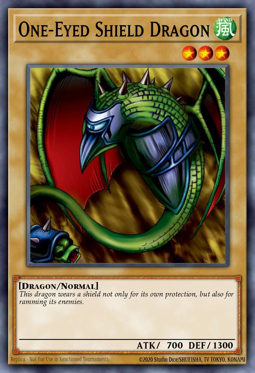 One-Eyed Shield Dragon Magic Ruler card