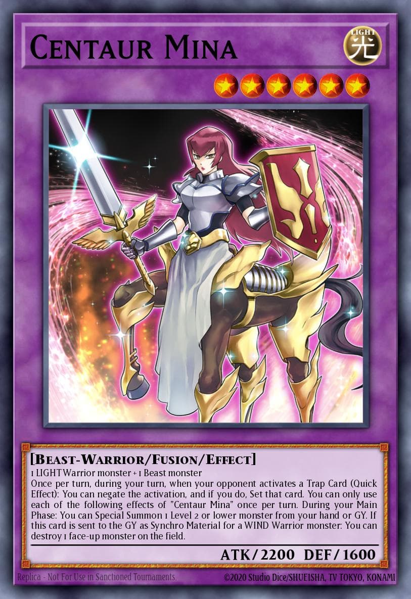 Centaur Mina Brothers of Legend card