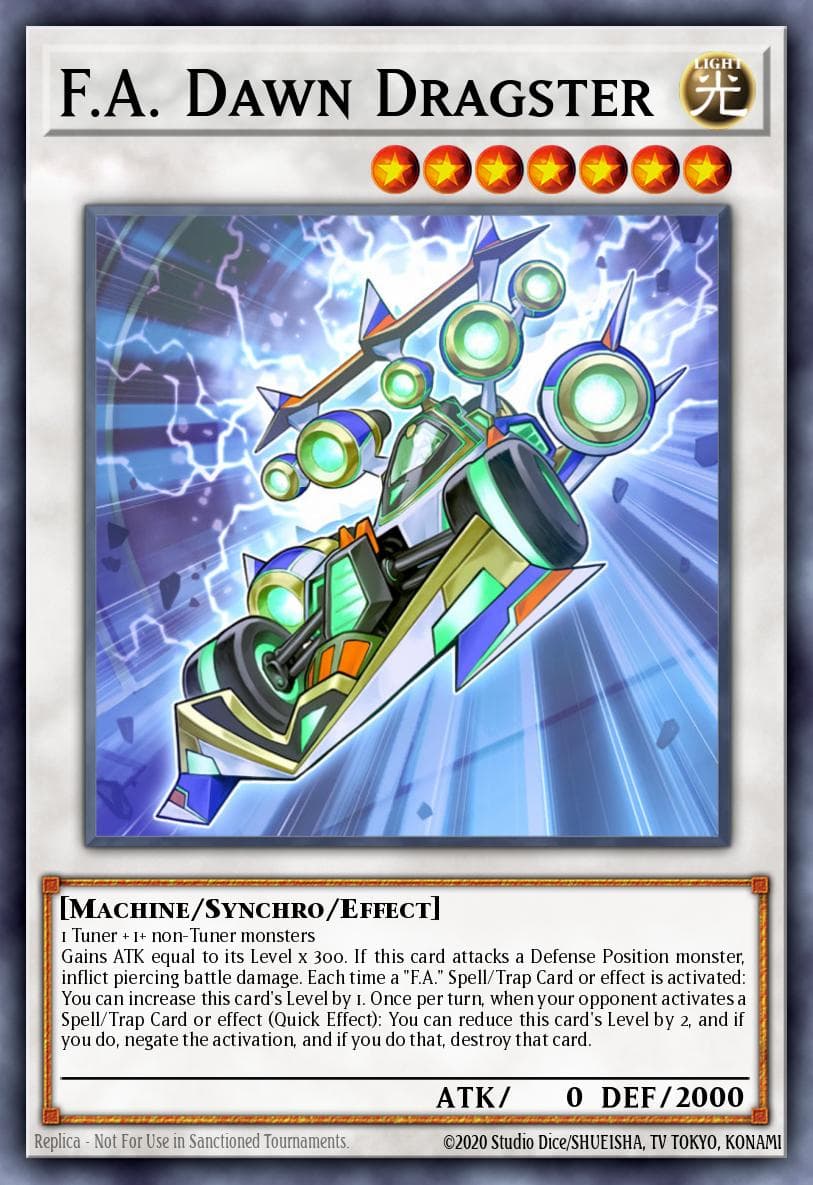 F.A. Dawn Dragster Flames of Destruction Special Edition card