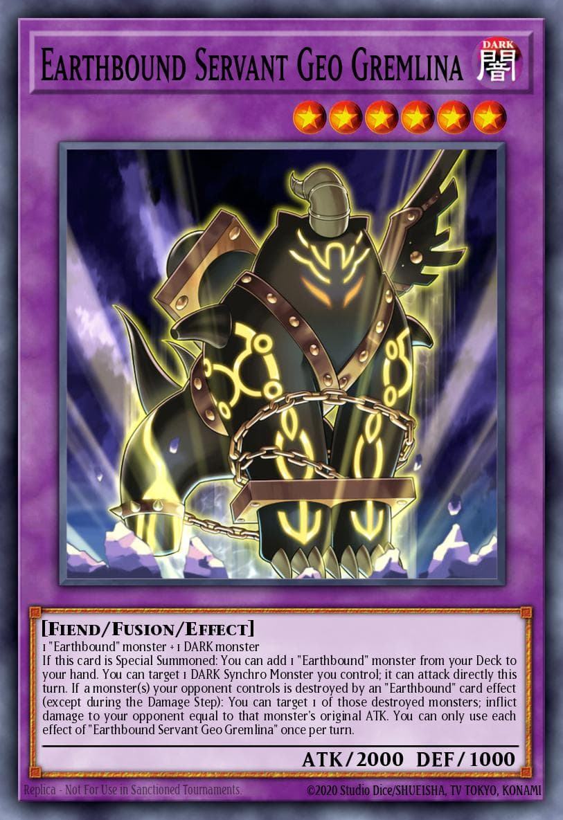 Earthbound Servant Geo Gremlina 25th Anniversary Tin: Dueling Mirrors card