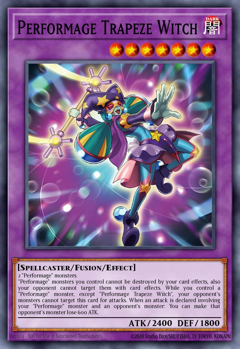Performage Trapeze Witch Maze of the Master card