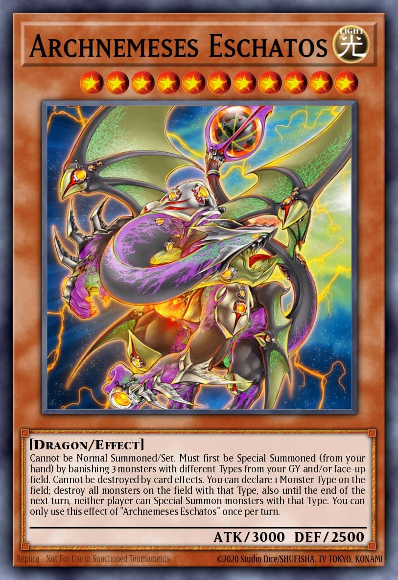Archnemeses Eschatos Eternity Code Premiere! promotional card card