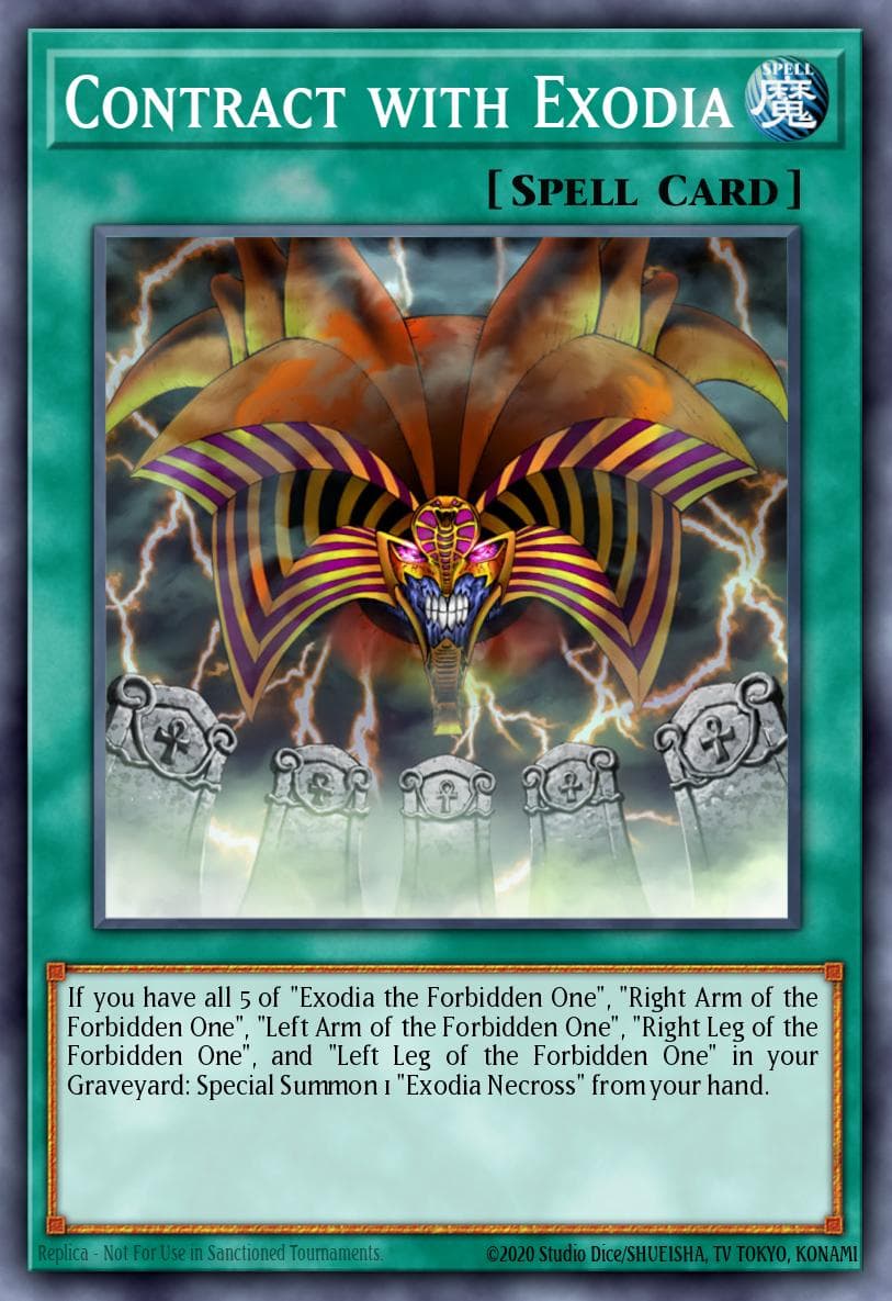 Contract with Exodia Legendary Decks II card