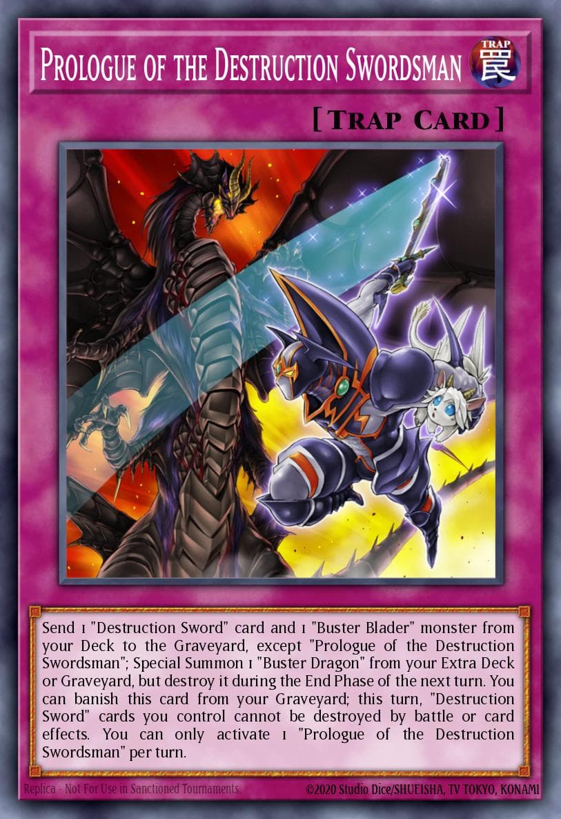 Prologue of the Destruction Swordsman Maximum Crisis: Special Edition card