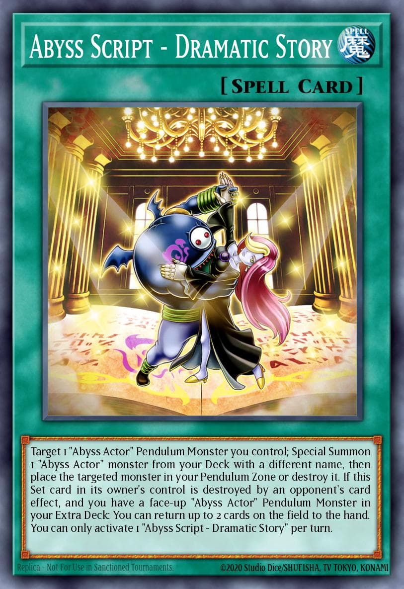 Abyss Script - Dramatic Story Photon Hypernova card