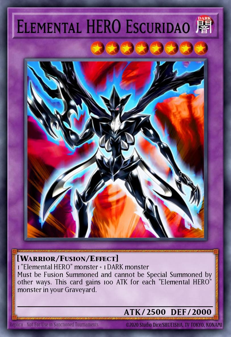 Elemental HERO Escuridao Battles of Legend: Chapter 1 card
