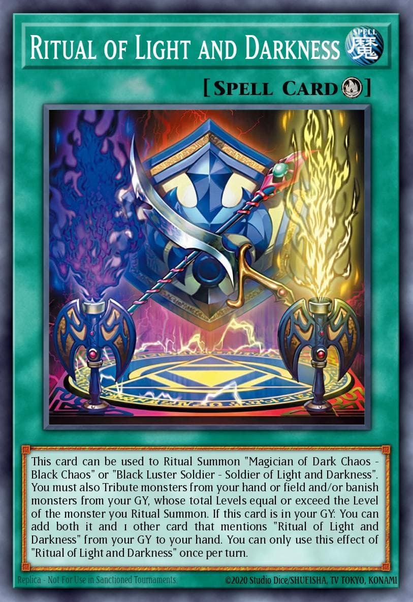 光与暗的仪式 遊戲王 card
